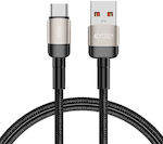 Tech-Protect Ultraboost Evo Titanium USB 2.0 Cable USB-C male - USB-A 100W Black 1m