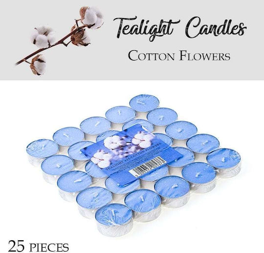 Tealights Aromatic in Blue Color 25pcs
