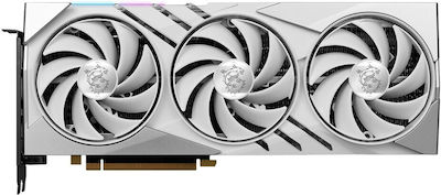 MSI GeForce RTX 4070 Ti Super 16GB GDDR6X Gaming X Slim White Κάρτα Γραφικών