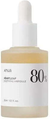 Anua Heartleaf 80% Soothing Ampoule Anti-aging Essence Face with Hyaluronic Acid & Vitamin B5 30ml