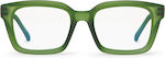 Nordic Vision Esmeralda Acetate Blue Light Blocking Glasses Green