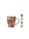 Zaros Mug Ceramic Multicolored 200ml 1pcs