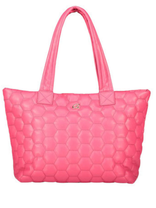 Axel Damen Tasche Shopper Schulter Fuchsie