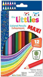 The Littlies Coloured Pencils Set 12 Colours (6 Packages) 000646758 The Littlies Coloured Pencils Set 12 Colours (6 Packages) 000646758