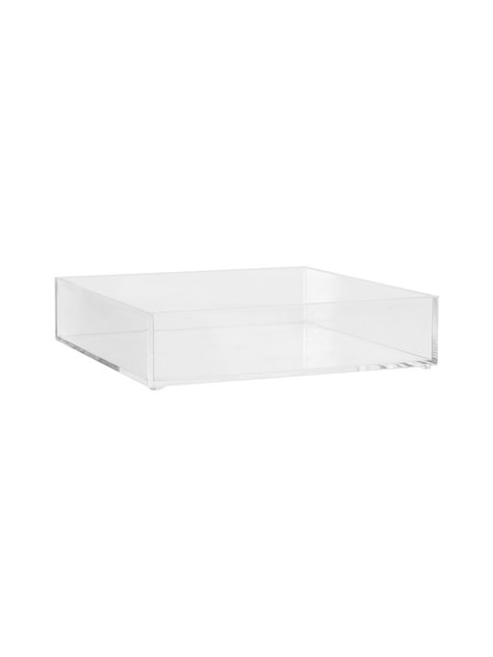 5Five Πλαστικό Κουτί Αποθήκευσης με Καπάκι 20x20x4.85cm