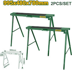 Jadever JDDZ1510 Stahl Malstaffelei mit Maximales Gewicht 100kg 2 Stück