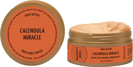 Naughty Dogs Calendula Ενυδατικό Butter Σώματος για Ξηρές & Ευαίσθητες Επιδερμίδες 200ml