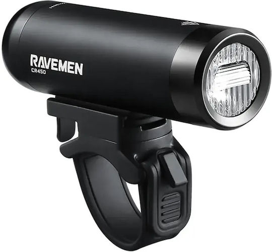 Ravemen CR450 Επαναφορτιζόμενο Εμπρόσθιο Φως Ποδηλάτου