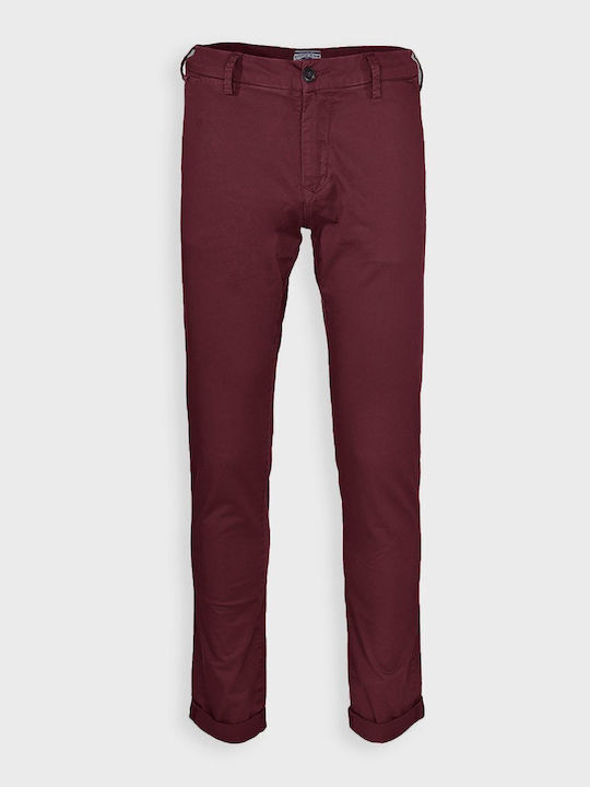 Red Spot Men's Trousers BORDO