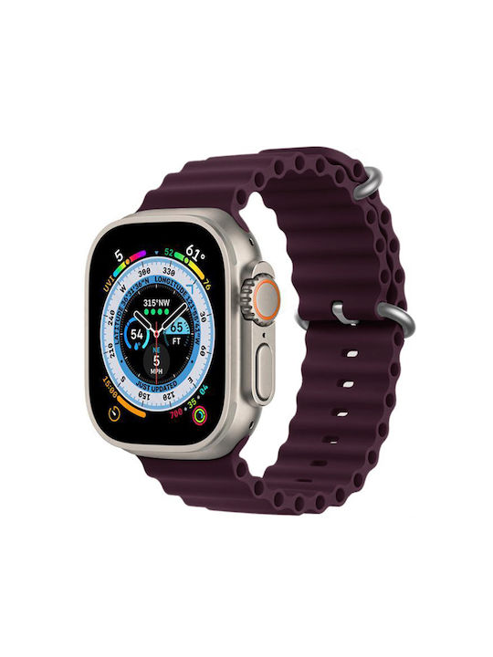 Orso Deluxe Sport Λουράκι Σιλικόνης Καφέ (Apple...