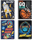 Must Team Spiral Hefte Geregelt A4 60 Blätter 2 Themen Limits 8Stück (Μverschiedene Designs/Farben)