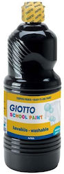 Giotto Tempera Farben Schwarz 1000ml 1Stück