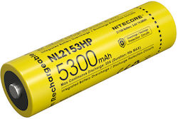 NiteCore NL2153HP 21700 5300mAh 3,6V 1 Stück Wiederaufladbare Batterien