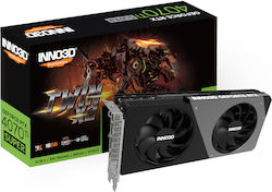 Inno 3D GeForce RTX 4070 Ti Super 16GB GDDR6X Twin X2 Placă Grafică