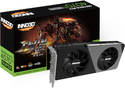 Inno 3D GeForce RTX 4070 Ti Super 16GB GDDR6X Twin X2 Κάρτα Γραφικών