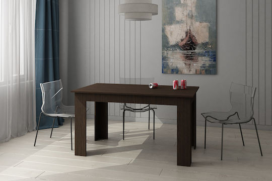 Hazel Τραπεζαρίας Wenge 140x80x75εκ. Hazel Τραπεζαρίας Wenge 140x80x75εκ.
