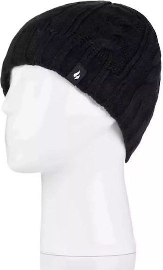 Beanie Beanie Knitted in Black color