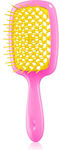 Janeke Superbrush Brush Hair for Detangling Fuchsia-Yellow