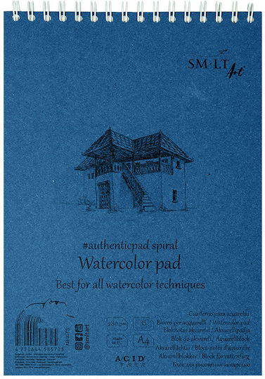 Smlart Μπλοκ Ακουαρέλας A4 21x29.7cm