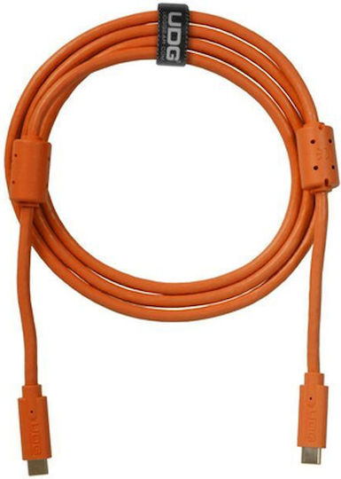 UDG USB 3.2 Cable USB-C male - USB-C Πορτοκαλί 1.5m U99001OR