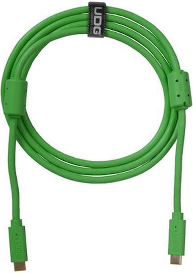 UDG USB 3.2 Cable USB-C male - USB-C Πράσινο 1.5m U99001GR