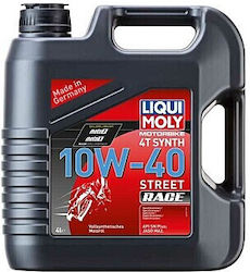 Liqui Moly Motorbike 4t Synth Synthetic Motorcycle Oil for Four-Stroke Engines 10W-40 4lt