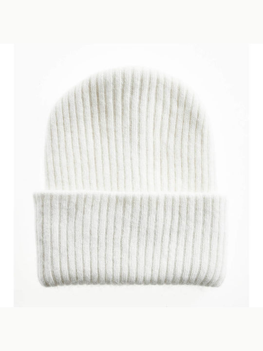 Verde Beanie Beanie Knitted in White color