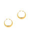 Earrings Hoops made of Silver Gold Plated