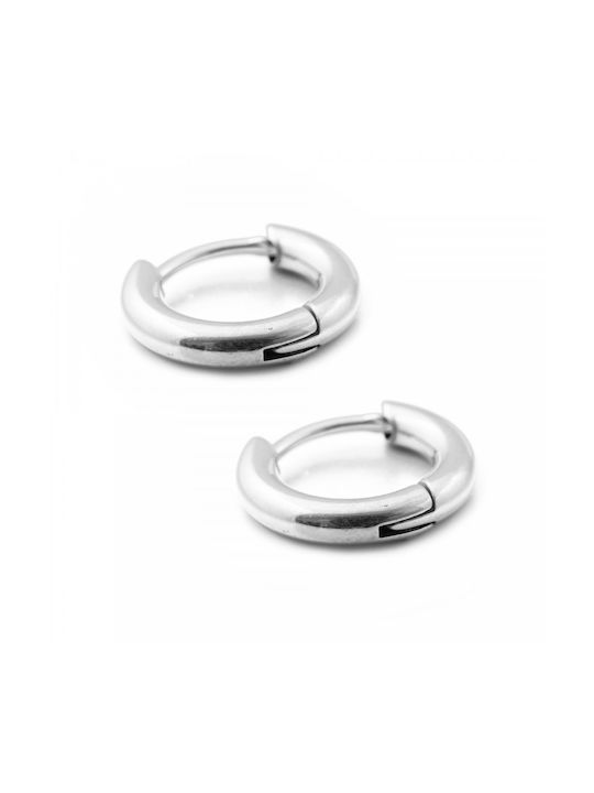 Men's Earrings Hoops made of Steel