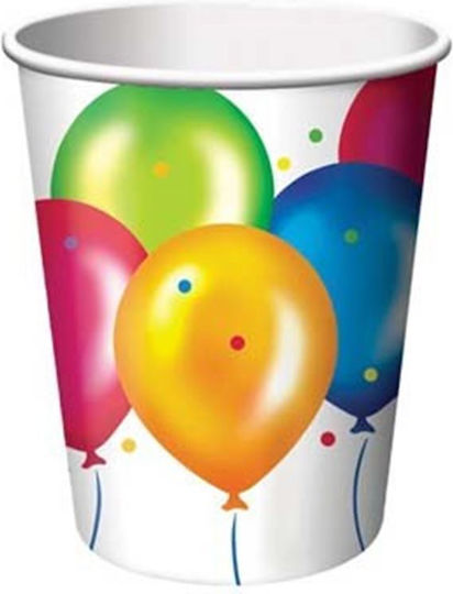 Creative Converting ''birthday Glas für Party 8Stück