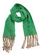 Women's Wool Scarf Green