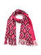 Verde Women's Wool Scarf Fuchsia