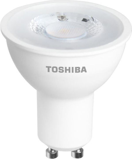 Toshiba Λάμπα LED 5W για Ντουί GU10 και Σχήμα PAR16 Ψυχρό Λευκό 345lm Dimmable