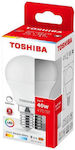 Toshiba Λάμπα LED για Ντουί E14 και Σχήμα G45 Φυσικό Λευκό Dimmable
