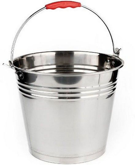 Agroforce Mop Bucket Plastic Capacity 10lt Silver