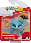 Jazwares Miniature Toy Kabuto, Charmander, Metang Pokemon 5cm.