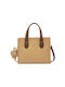 Foxer Leather Women's Bag Tote Hand Beige