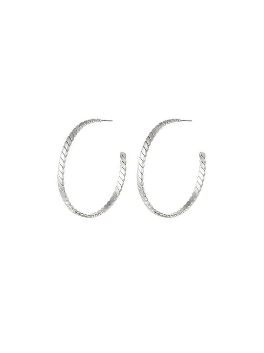 Earrings Hoops made of Steel