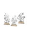 ArteLibre Decorative Space made of Wooden 3.5x16.5x19cm 1pcs