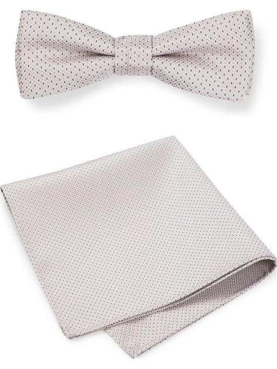 Boss Set Papion din material textil Alb