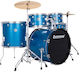 Ludwig Accent Fuse 5pc Blue Drum Set