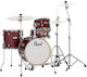 Pearl Midtown Matte Red Drum Set