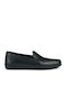 Ascanio Men's Leather Moccasins Blue