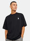 Jack & Jones T-shirt Bărbătesc cu Mânecă Scurtă Black