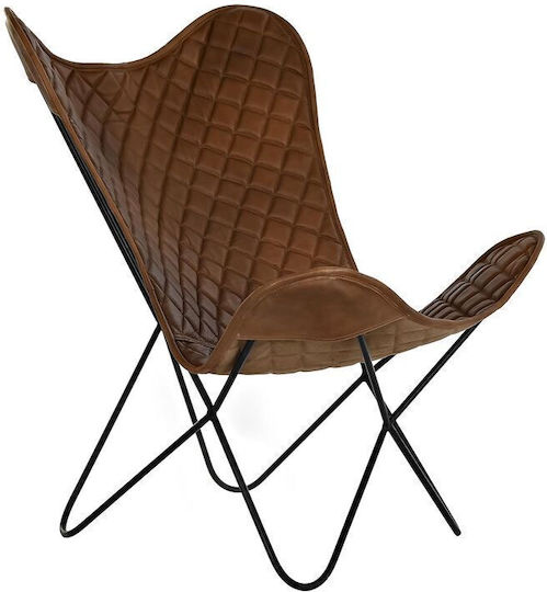 Πολυθρόνα 76x75x91cm Καφέ Πολυθρόνα 76x75x91cm Καφέ