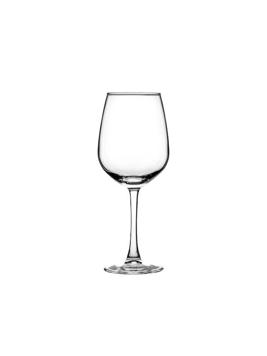 Elixir Pahar pentru Vin Roșu din Sticlă în Culoarea Roșu Pahar cu picior