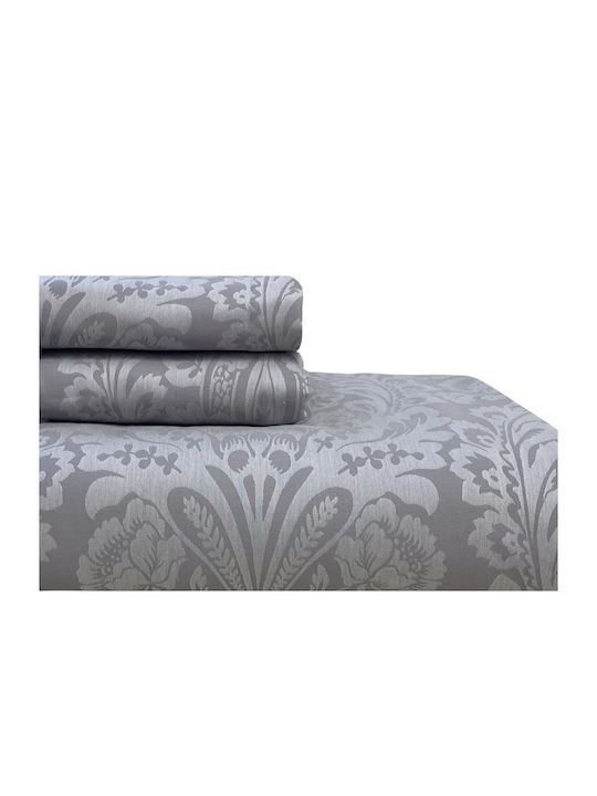 Kentia Set Bettbezug Über-Doppelbett mit 2 Kissenbezügen 220x240 Yn Jacquard Cotton Kentia