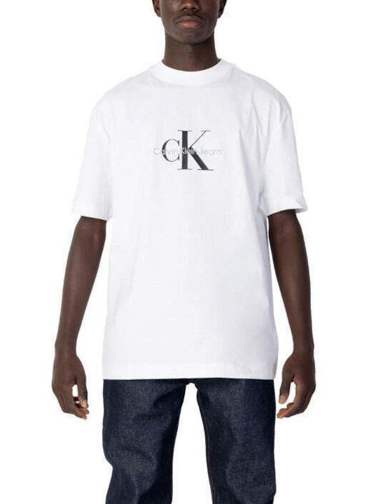 Calvin Klein Ανδρικό T-shirt Κοντομάνικο Λευκό