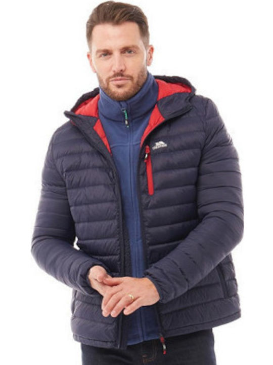 Trespass Packaway Χειμωνιάτικο Μπουφάν Puffer Μπλε