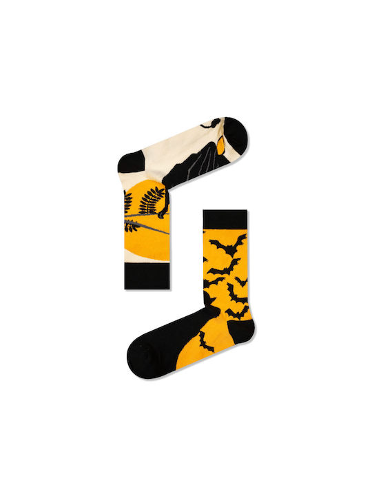 Ekmen Men's Socks Black - Orange